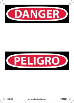 DANGER SIGN - BILINGUAL