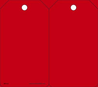 BLANK TAG RED