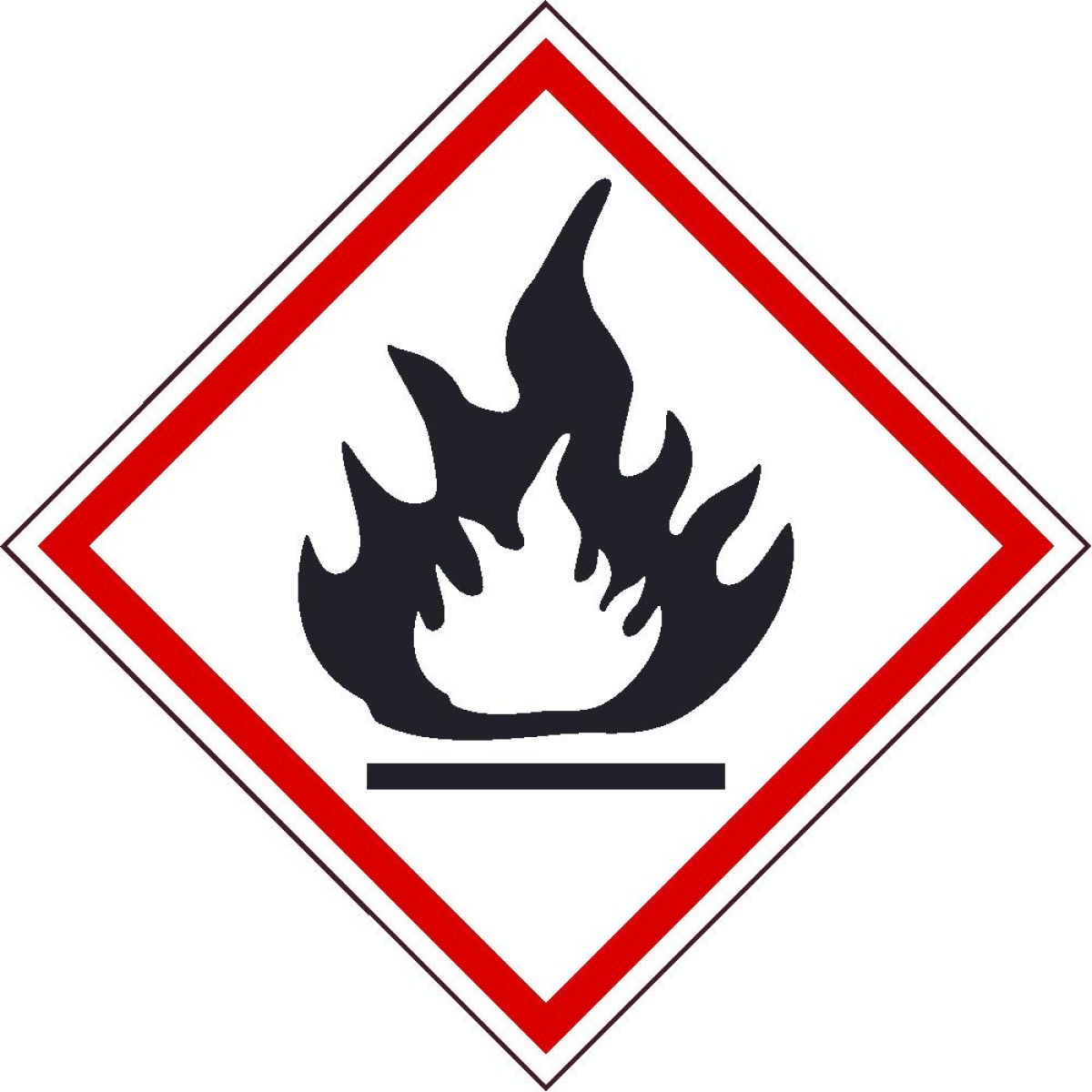 FLAMMABLE GHS LABEL